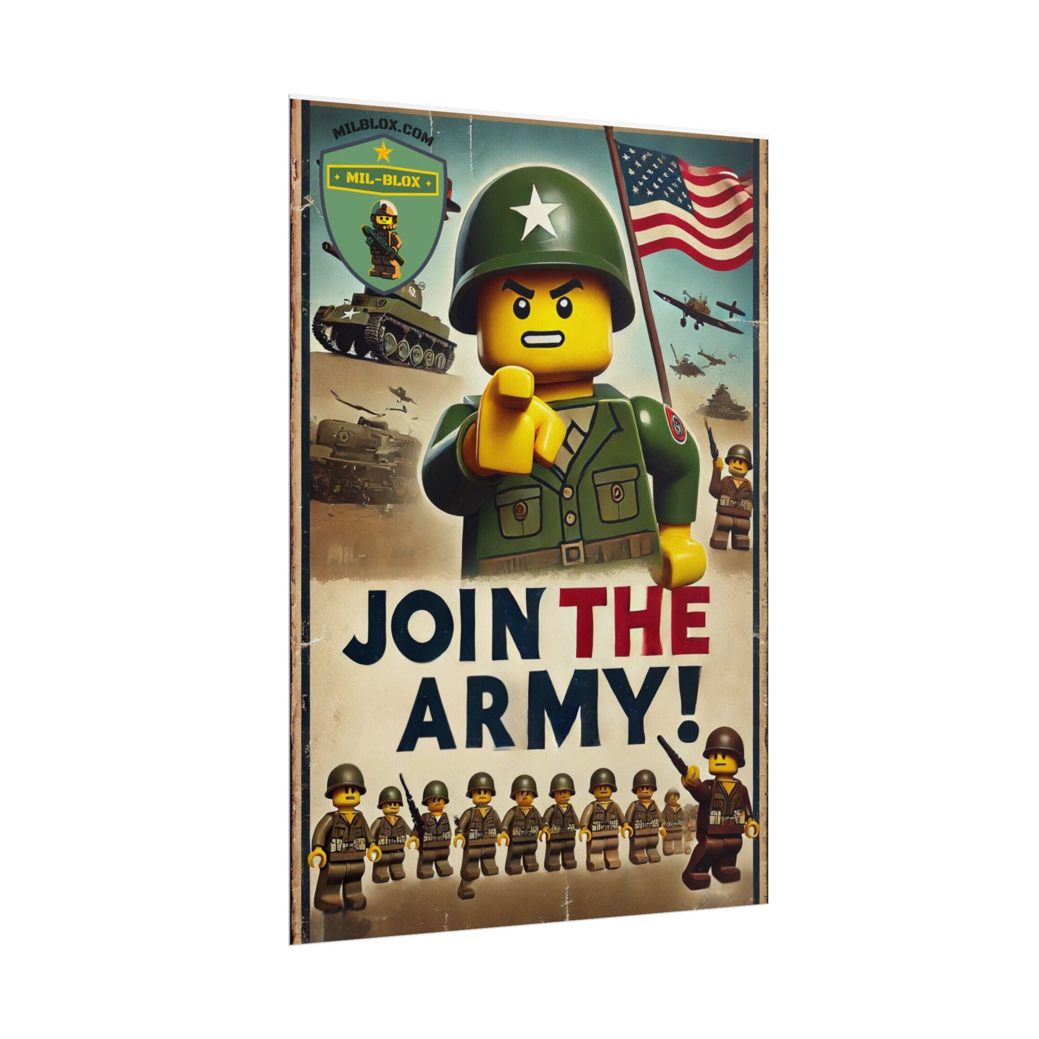 Mil-Blox WWII Join The Army Poster - Mil-Blox