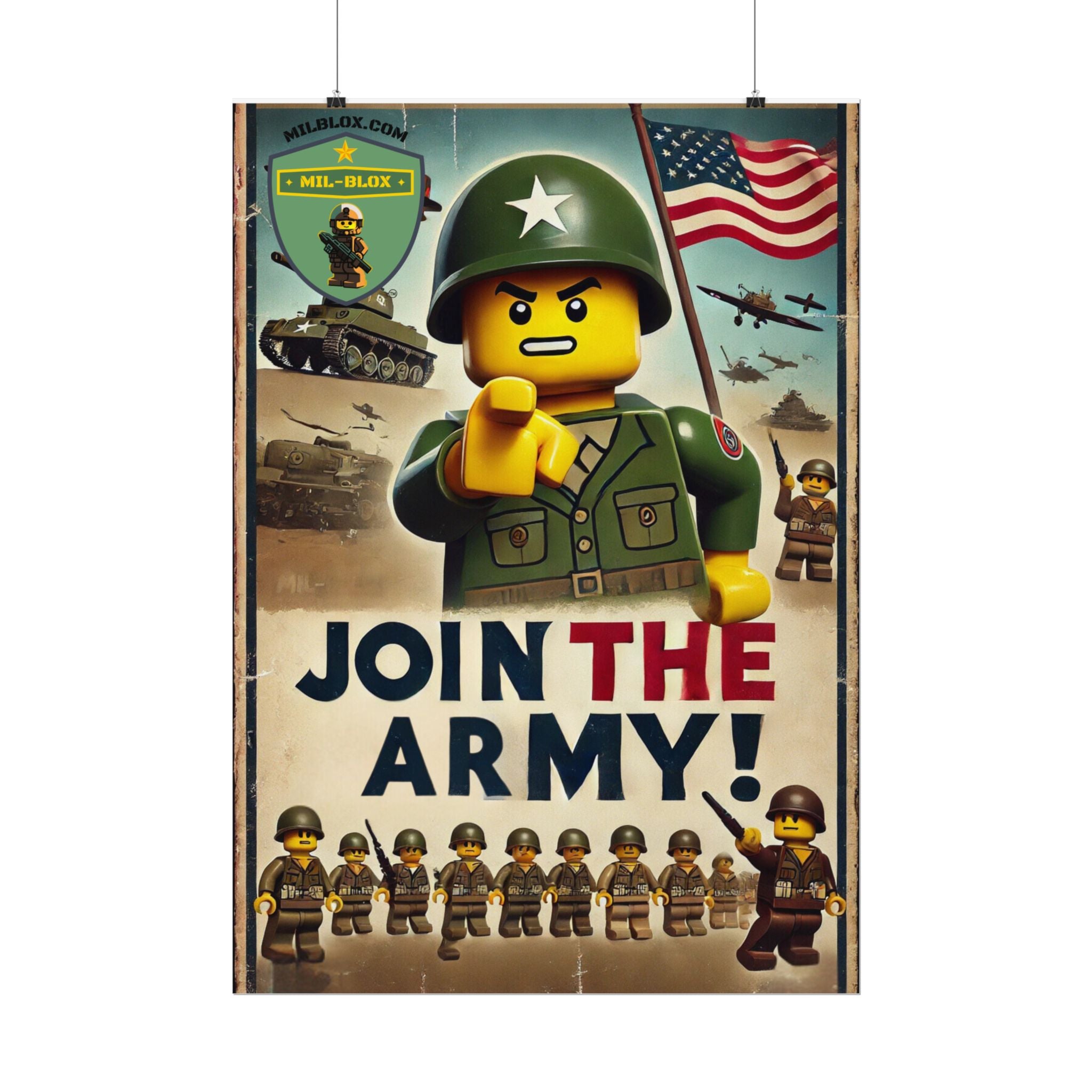 Mil-Blox WWII Join The Army Poster - Mil-Blox