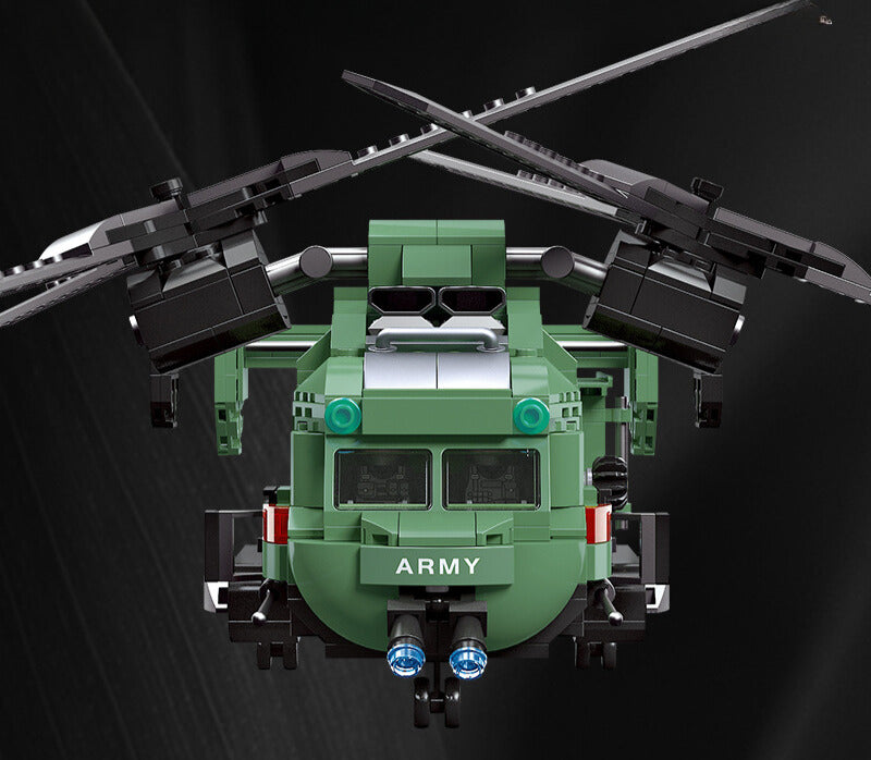Valor Guard Twin Rotor Helicopter - Mil-Blox - Mil-Blox
