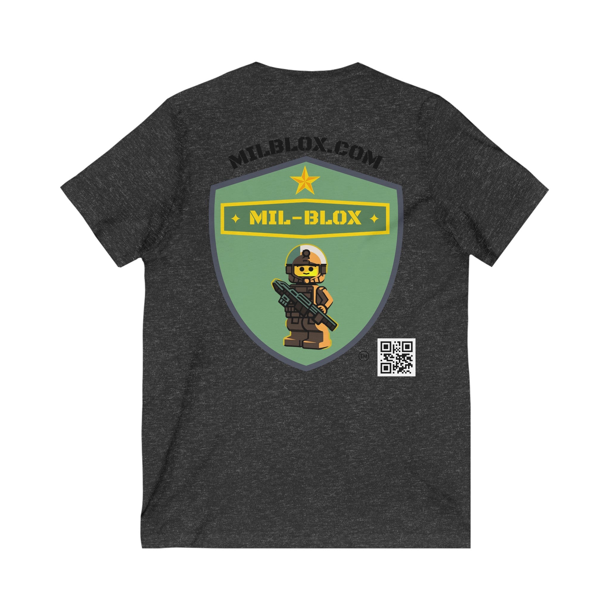 Mil-Blox - Women's V-Neck Jersey Short Sleeve - Mil-Blox