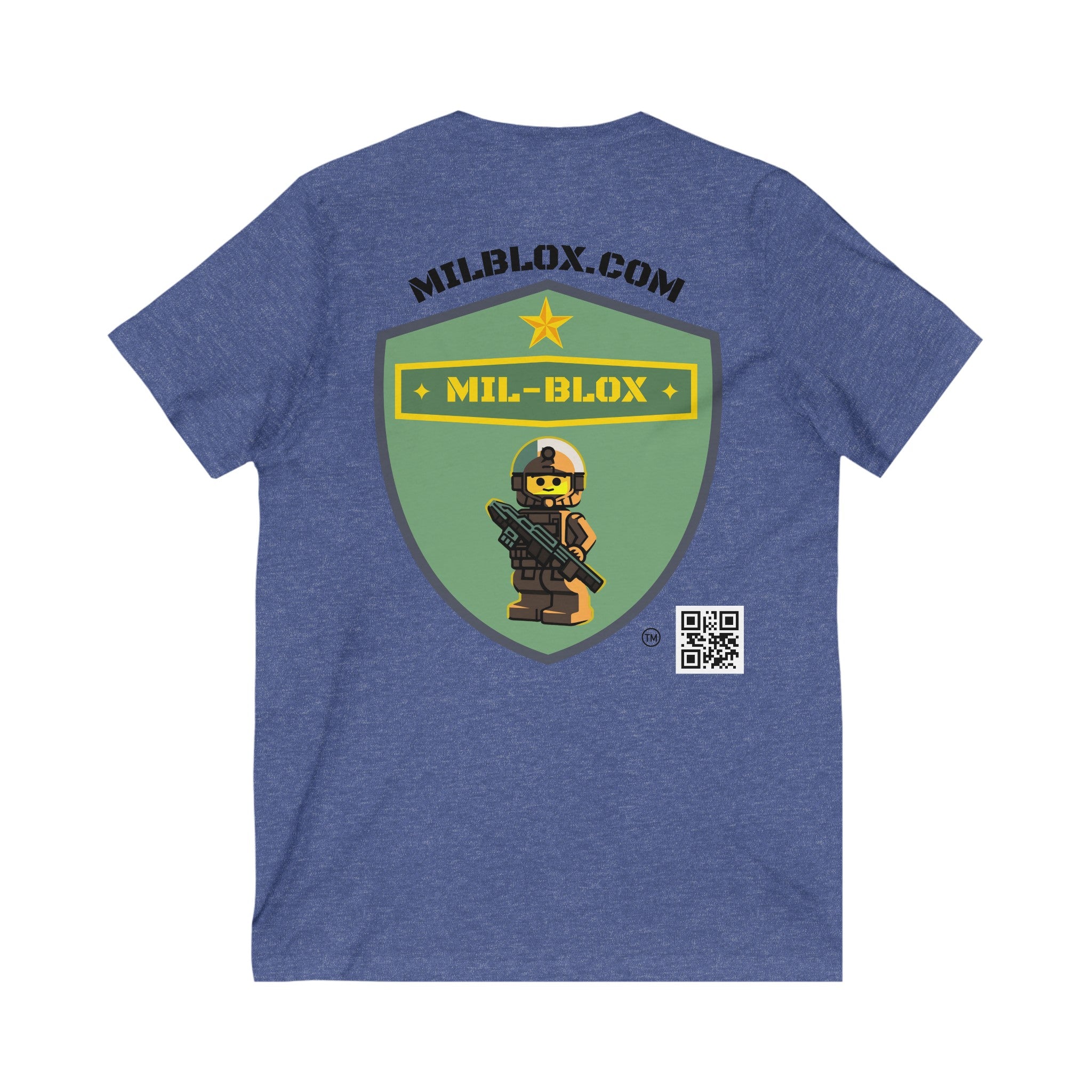 Mil-Blox - Women's V-Neck Jersey Short Sleeve - Mil-Blox