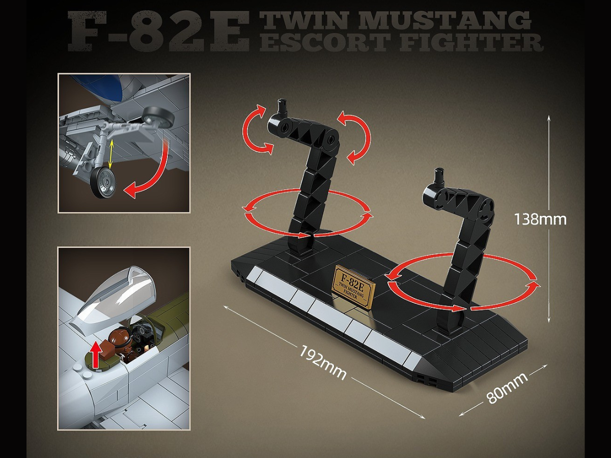 WWII -  F-82E Twin Mustang - Mil-Blox