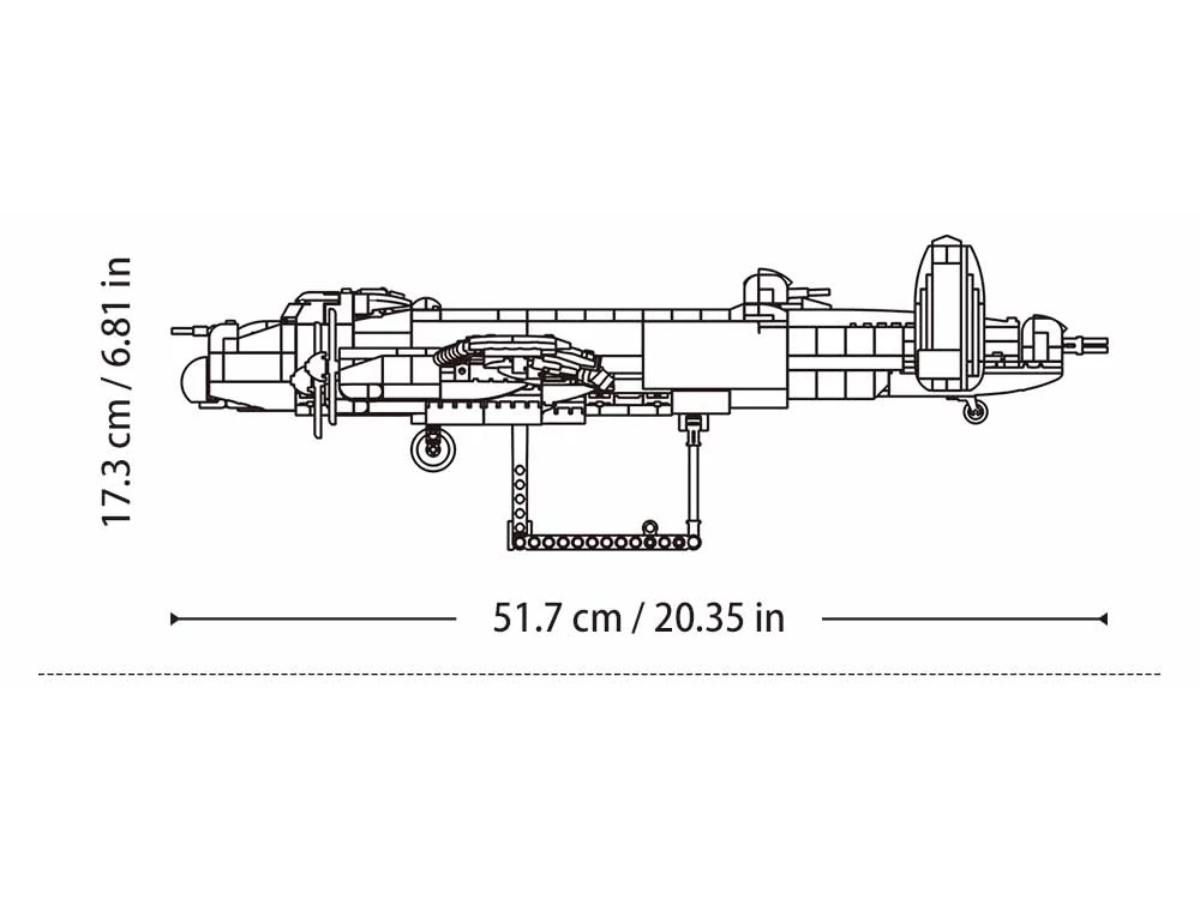 WWII - British Avro Lancaster Bomber - Mil-Blox