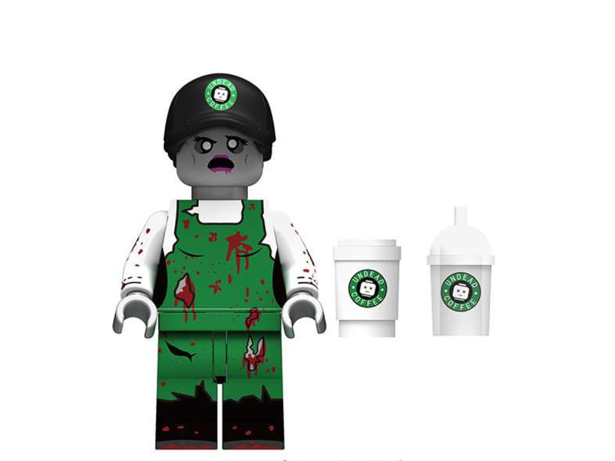 Coffee Barista Zombie - Mil-Blox