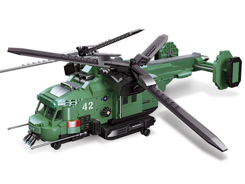Valor Guard Twin Rotor Helicopter - Mil-Blox - Mil-Blox
