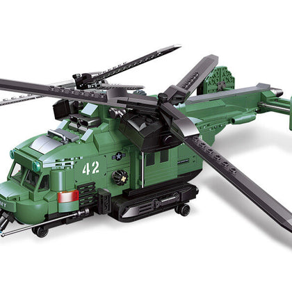 Valor Guard Twin Rotor Helicopter - Mil-Blox