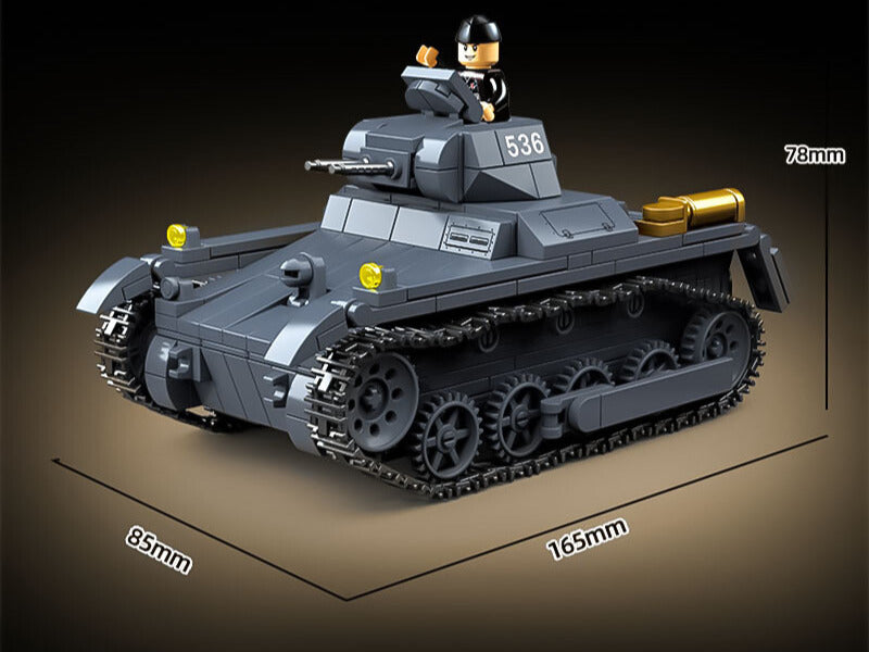 WWII - German Panzer I Tank - Mil-Blox - Mil-Blox