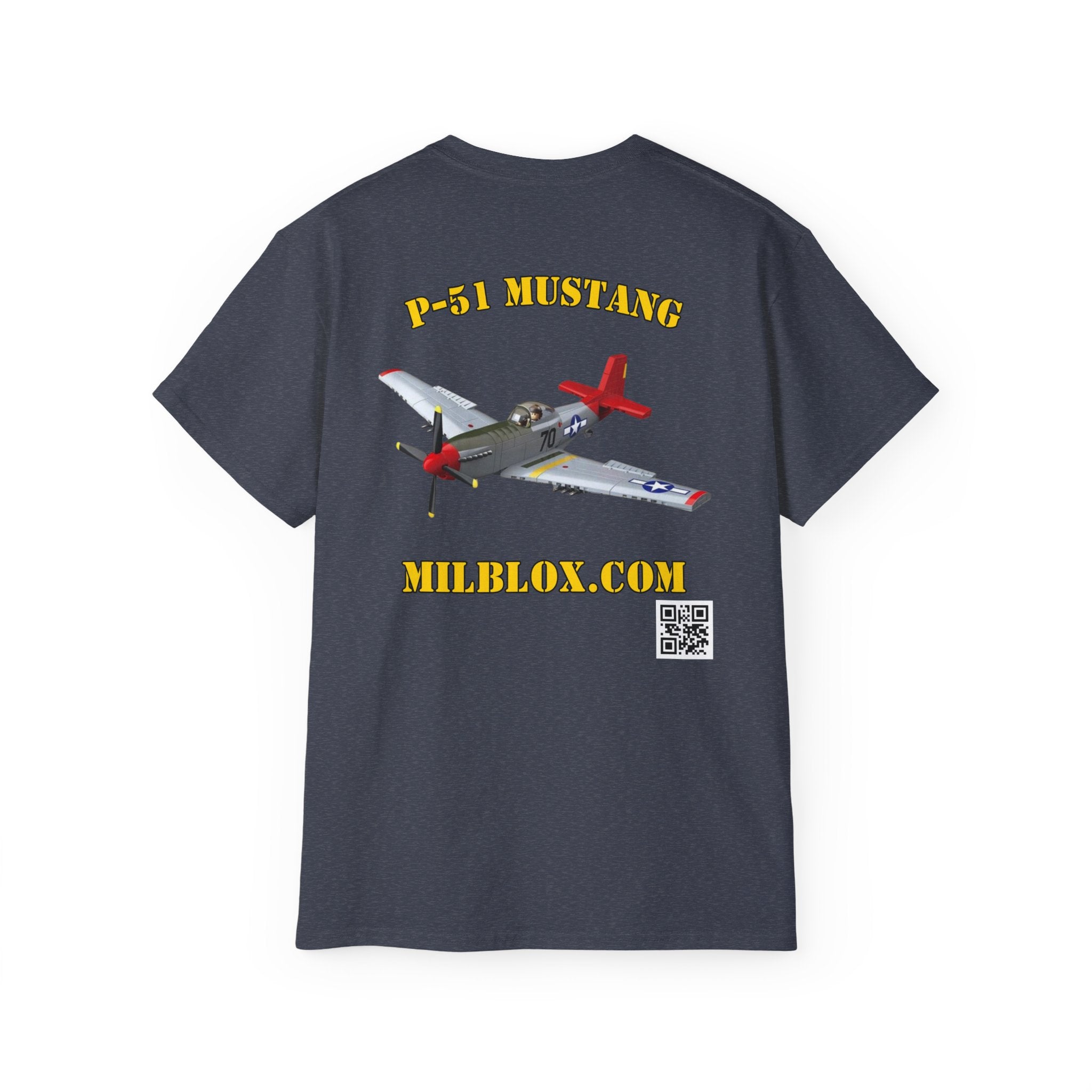 Mil-Blox - P-51 Mustang - Unisex Ultra Cotton Tee - Mil-Blox