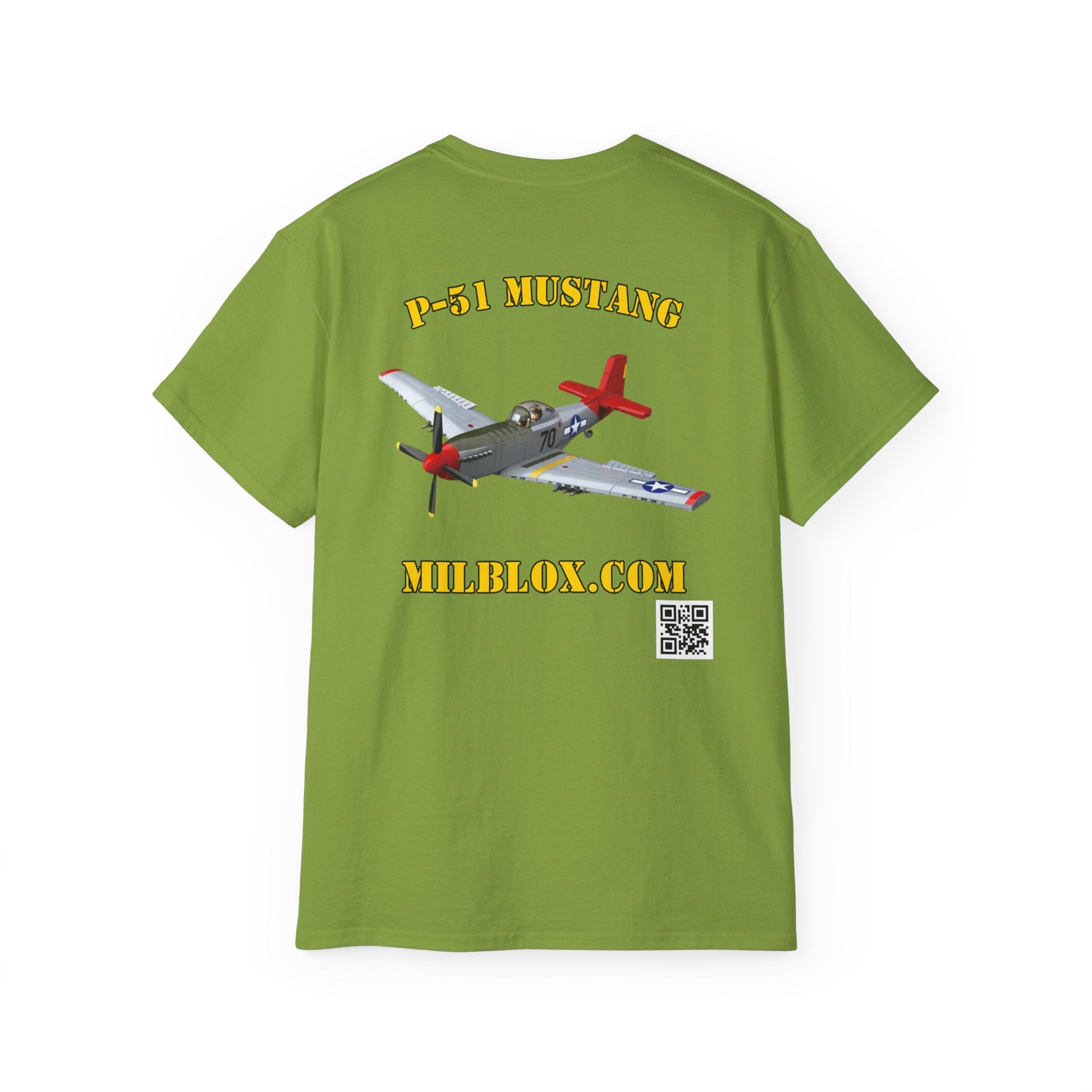 Mil-Blox - P-51 Mustang - Unisex Ultra Cotton Tee - Mil-Blox