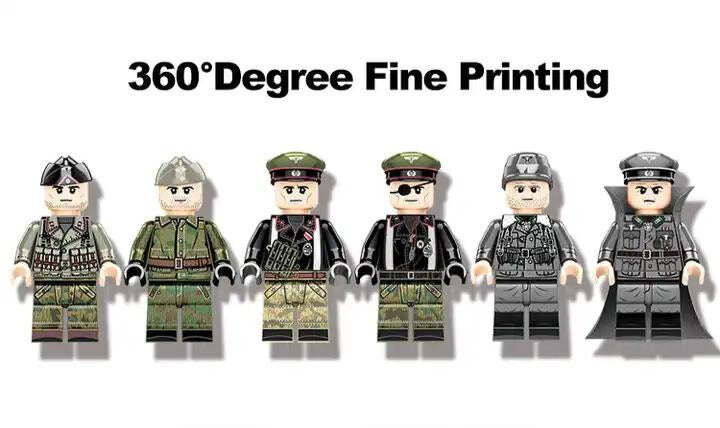 WWII - German King Tiger Tank - Grey - Mil-Blox - Mil-Blox