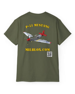 Mil-Blox - P-51 Mustang - Unisex Ultra Cotton Tee