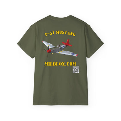 Mil-Blox - P-51 Mustang - Unisex Ultra Cotton Tee