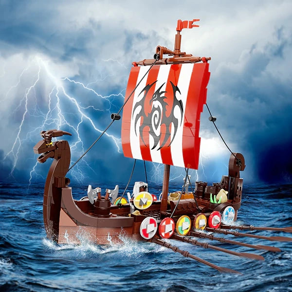 Viking Longship - Mil-Blox