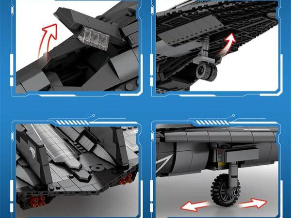 SR-72 Son of Blackbird Reconnaissance Aircraft - Legendary Series - Mil-Blox - Mil-Blox