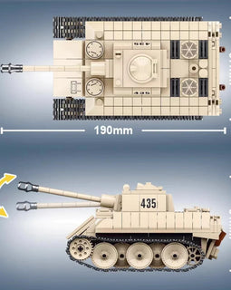 WWII - German Leopard Tank - Mil-Blox