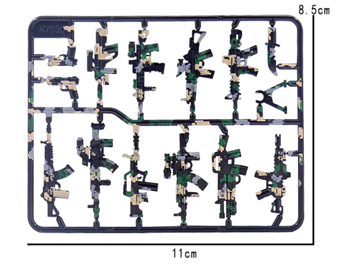 Modern Weapons Pack - Digi Black Tan and Green - Mil-Blox - Mil-Blox