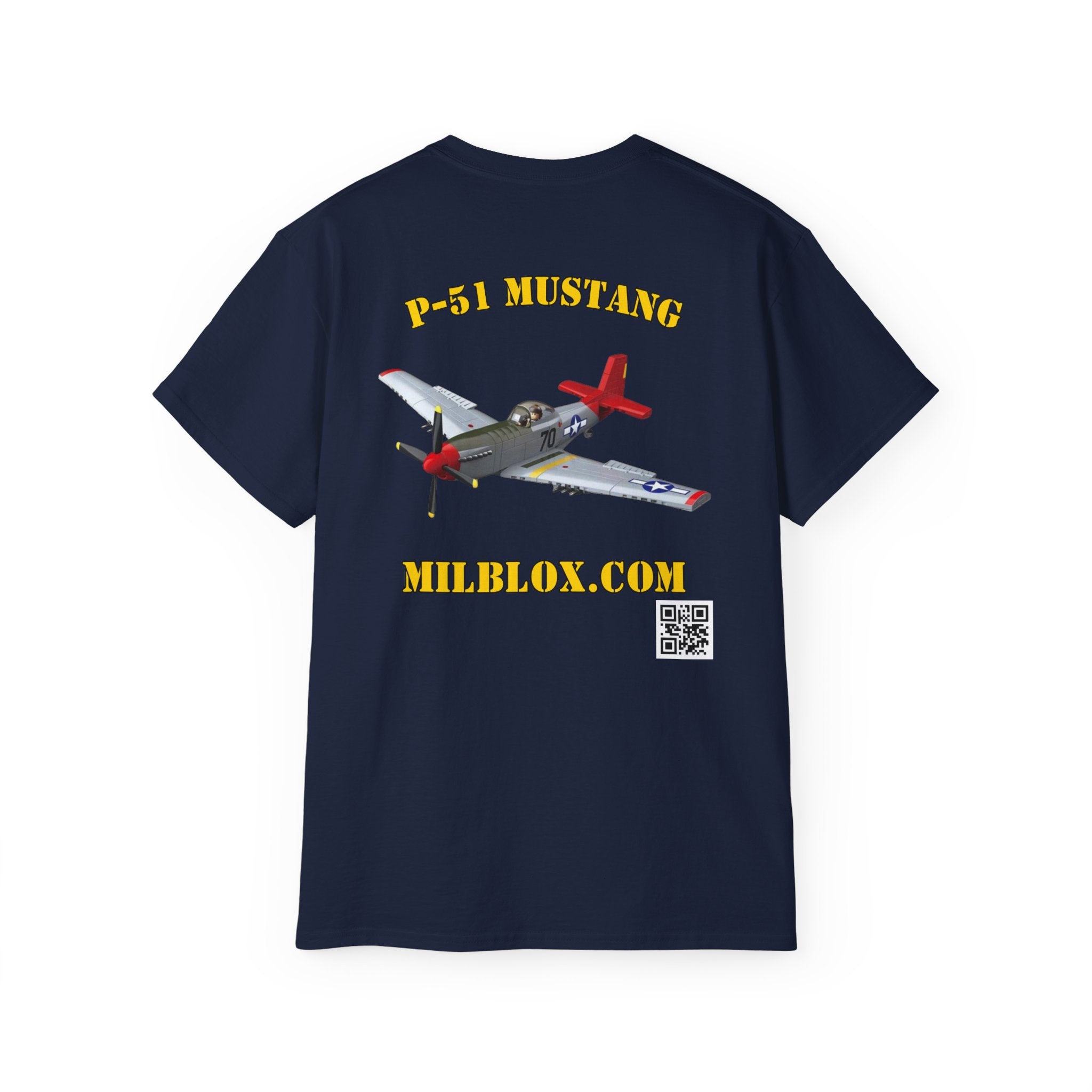 Mil-Blox - P-51 Mustang - Unisex Ultra Cotton Tee - Mil-Blox