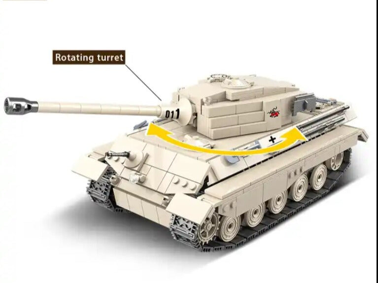 WWII - German King Tiger Tank - Mil-Blox - Mil-Blox
