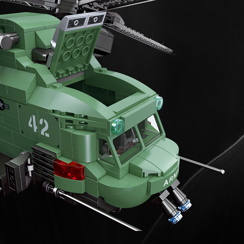 Valor Guard Twin Rotor Helicopter - Mil-Blox - Mil-Blox