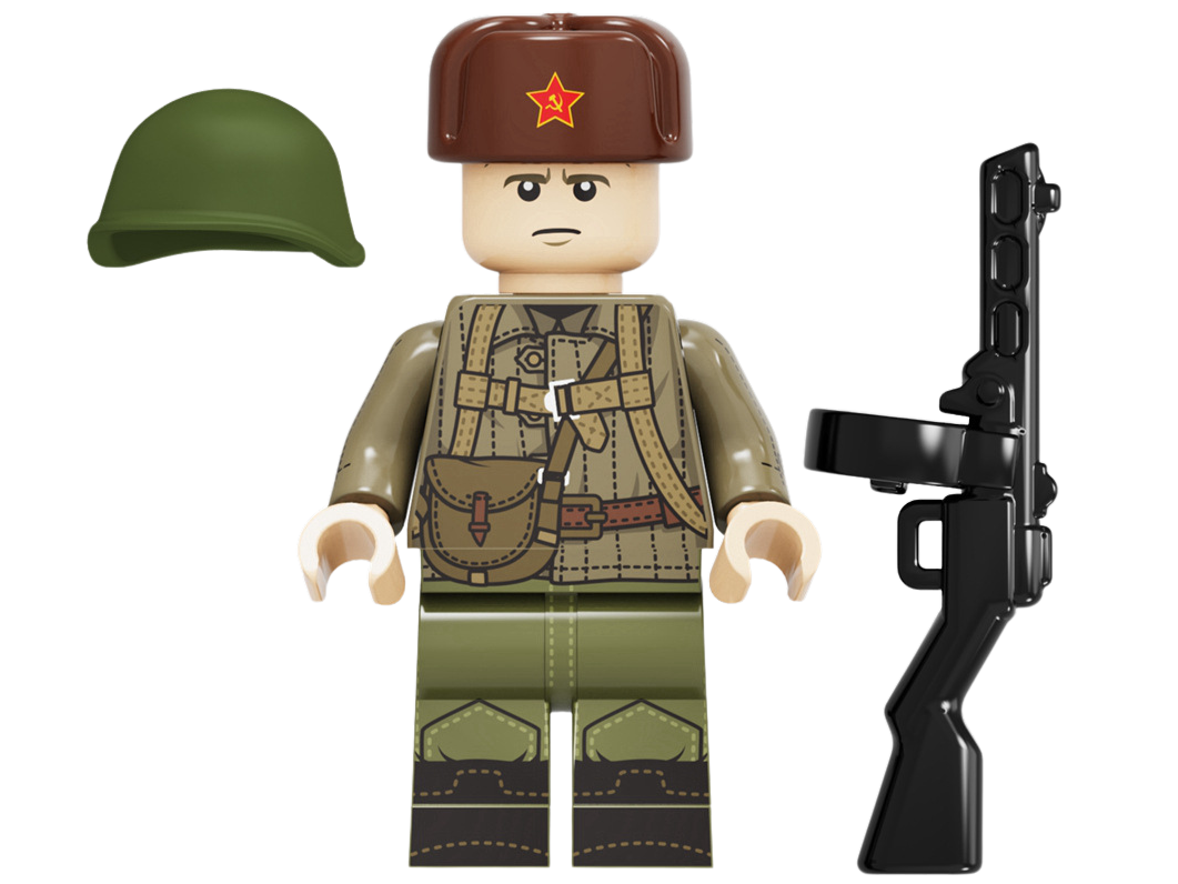 WWII - Russian Army Conscripts - 4 Man Squad - Mil-Blox - Mil-Blox