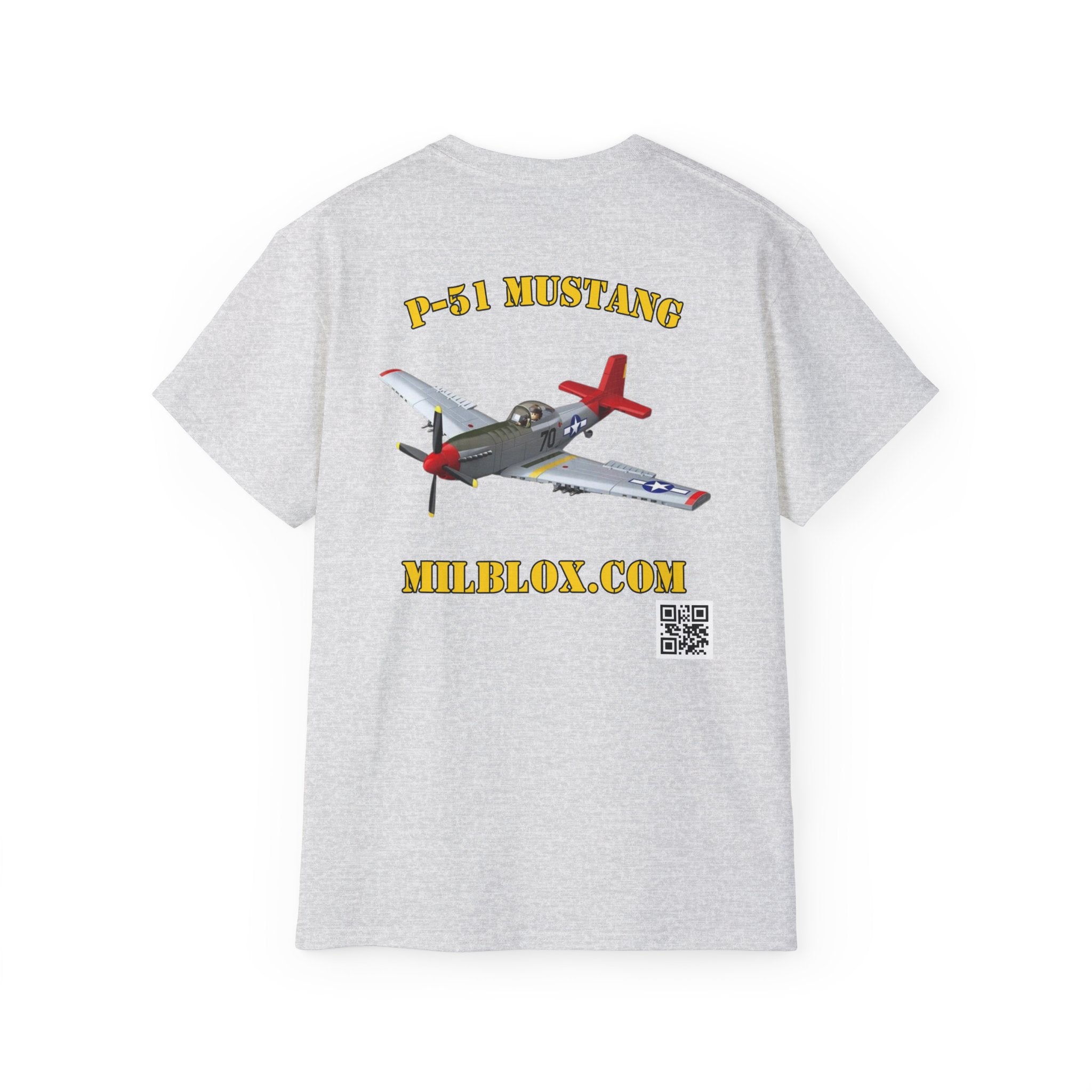 Mil-Blox - P-51 Mustang - Unisex Ultra Cotton Tee - Mil-Blox
