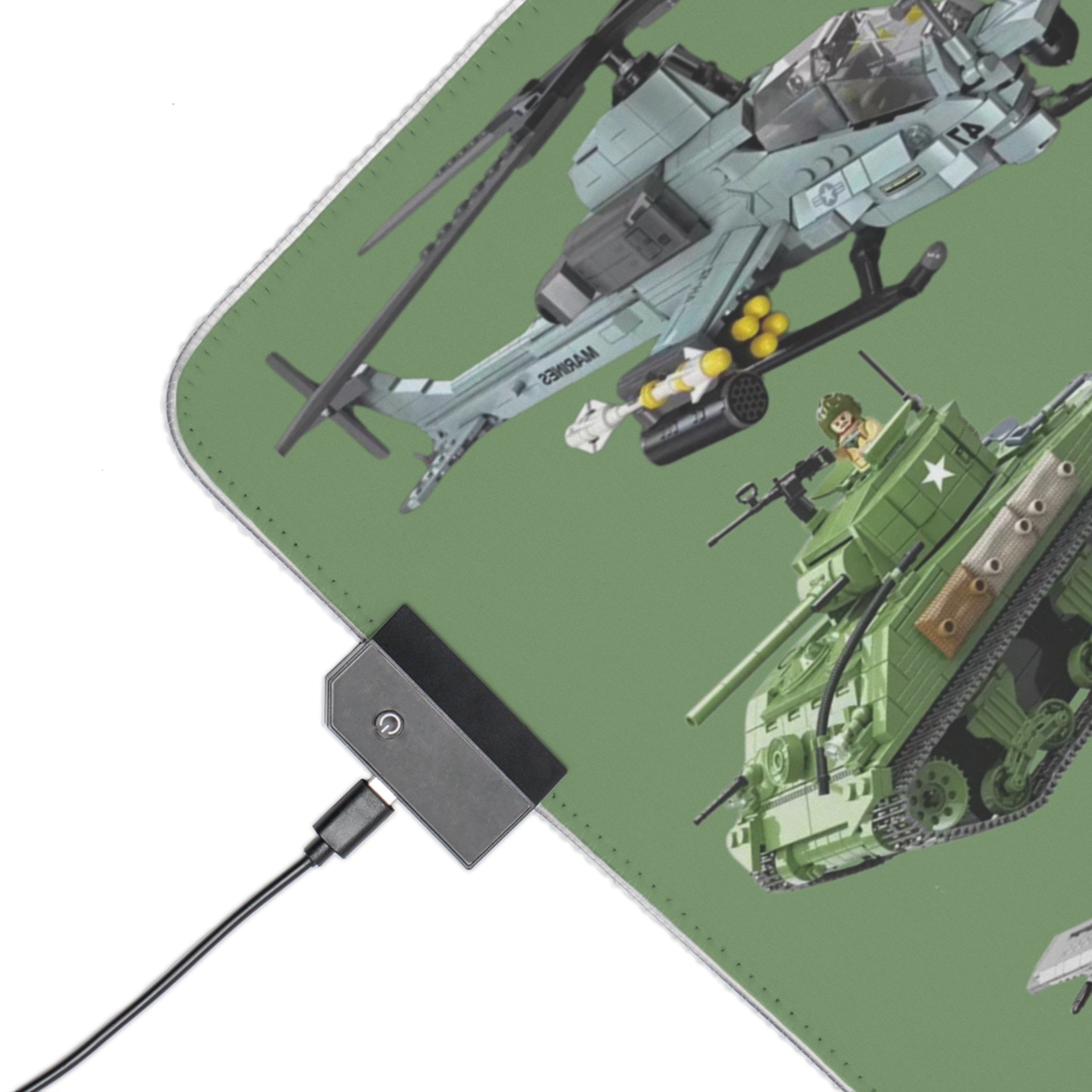 Mil-Blox - LED Gaming Mouse Pad - Mil-Blox