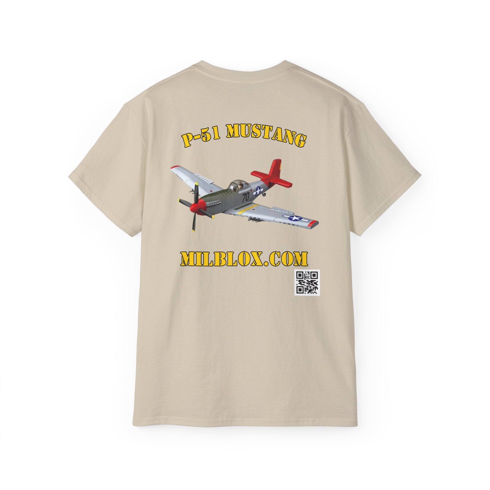 Mil-Blox - P-51 Mustang - Unisex Ultra Cotton Tee - Mil-Blox