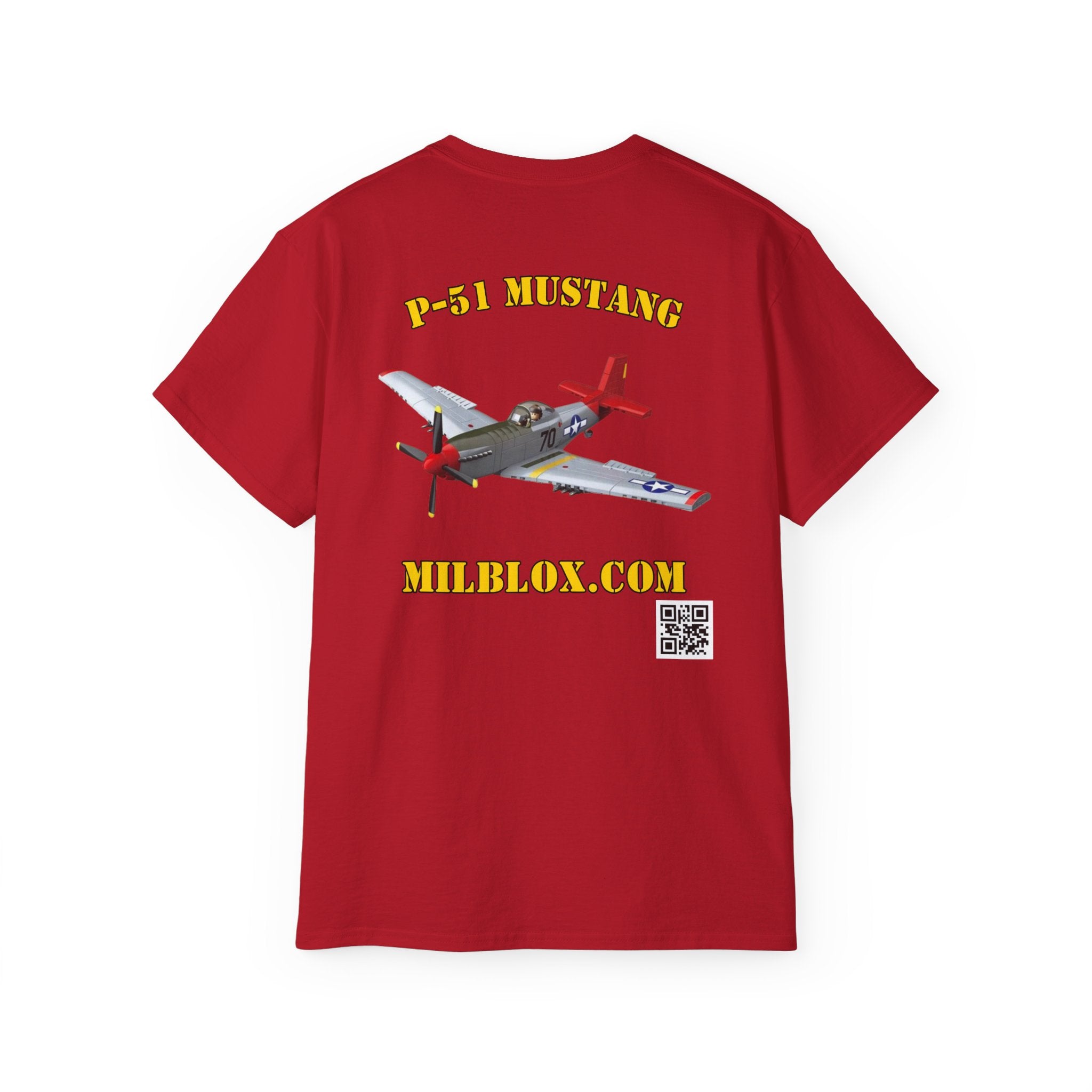 Mil-Blox - P-51 Mustang - Unisex Ultra Cotton Tee - Mil-Blox