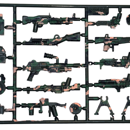 Modern Heavy Weapons Pack - Woodland Camo - Mil-Blox