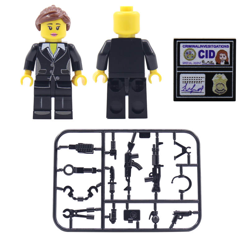 Army CID Agent Attire Figure - Male and Female Set - Mil-Blox - Mil-Blox