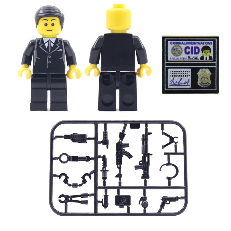 Army CID Agent Attire Figure - Male and Female Set - Mil-Blox - Mil-Blox