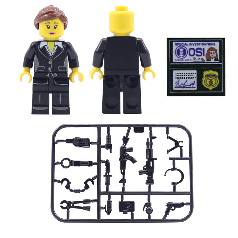 OSI Agent Attire Figure - Male and Female Set - Mil-Blox - Mil-Blox
