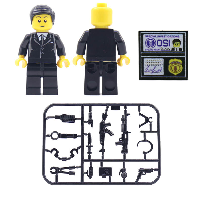 OSI Agent Attire Figure - Male and Female Set - Mil-Blox - Mil-Blox