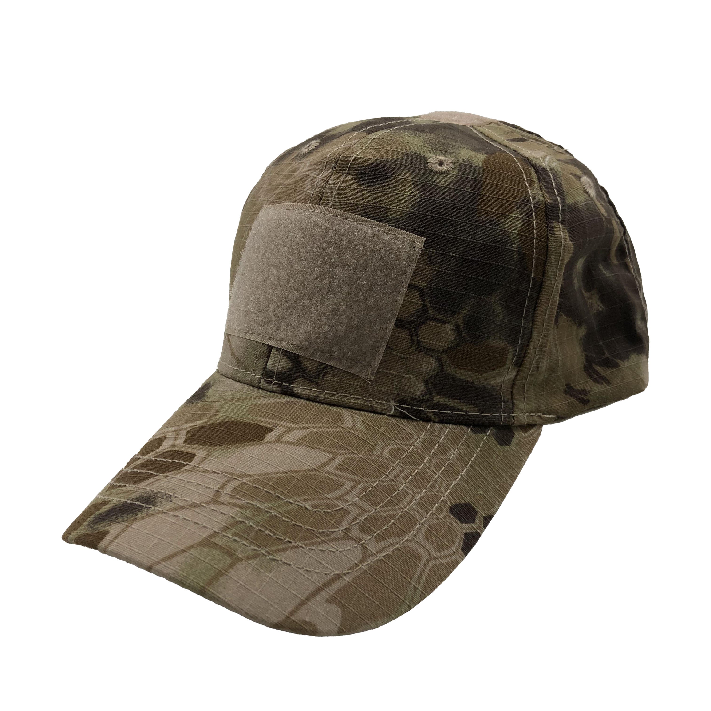 Velcro Tactical Hat - Highlander Tan Camo