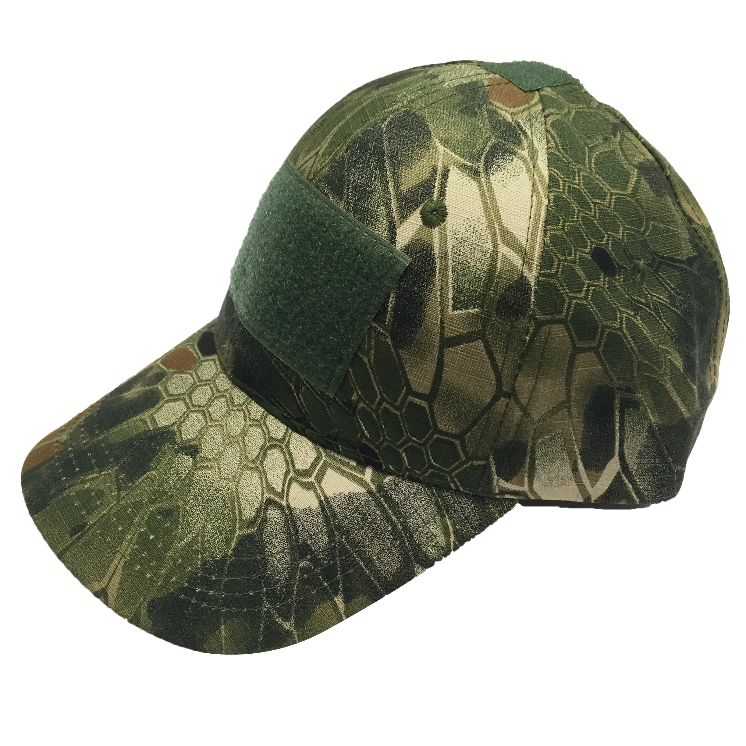 Velcro Tactical Hat - Mandrake Green Camo