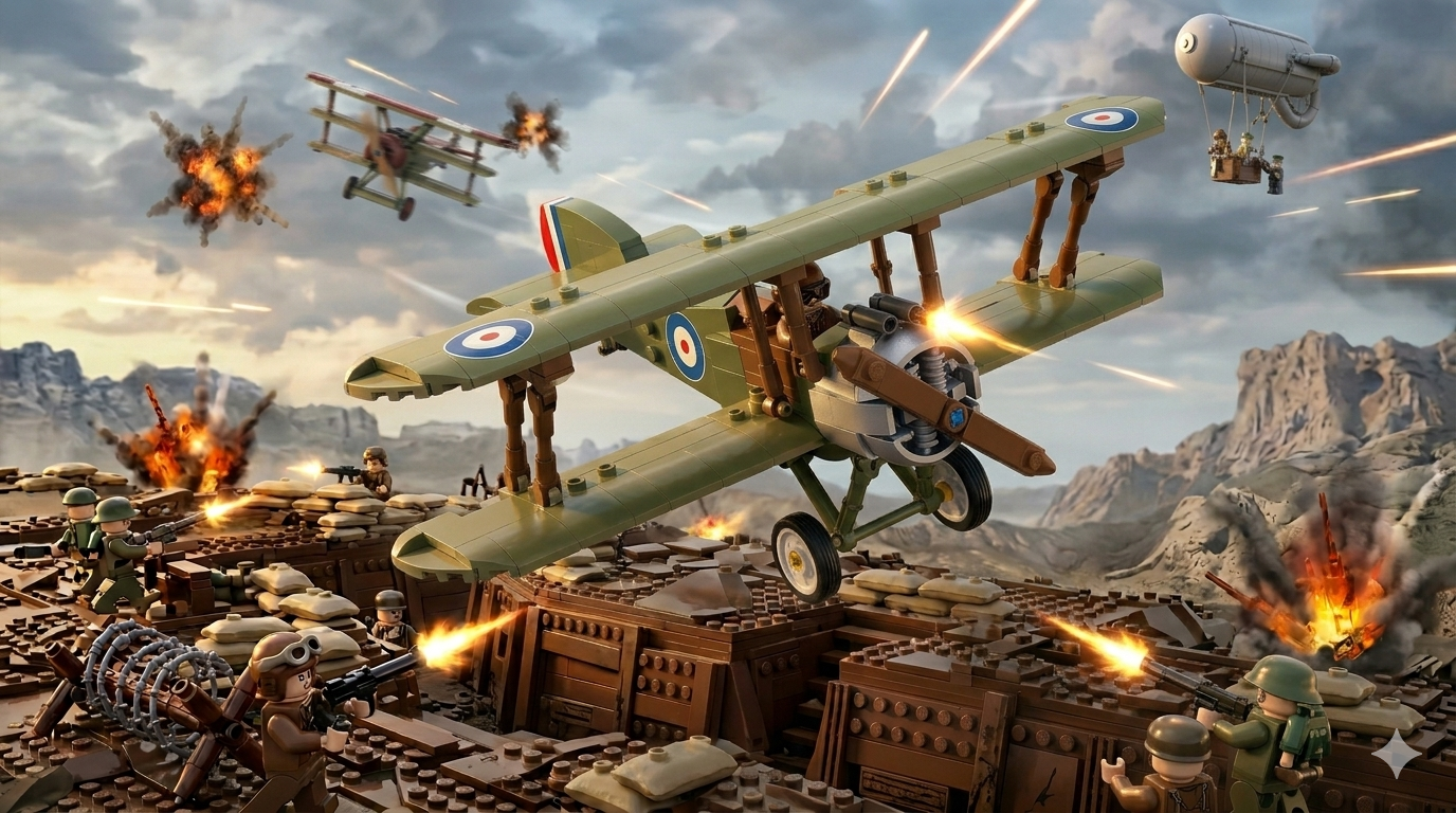 WWI - British Sopwith Camel S Fighter - Mil-Blox