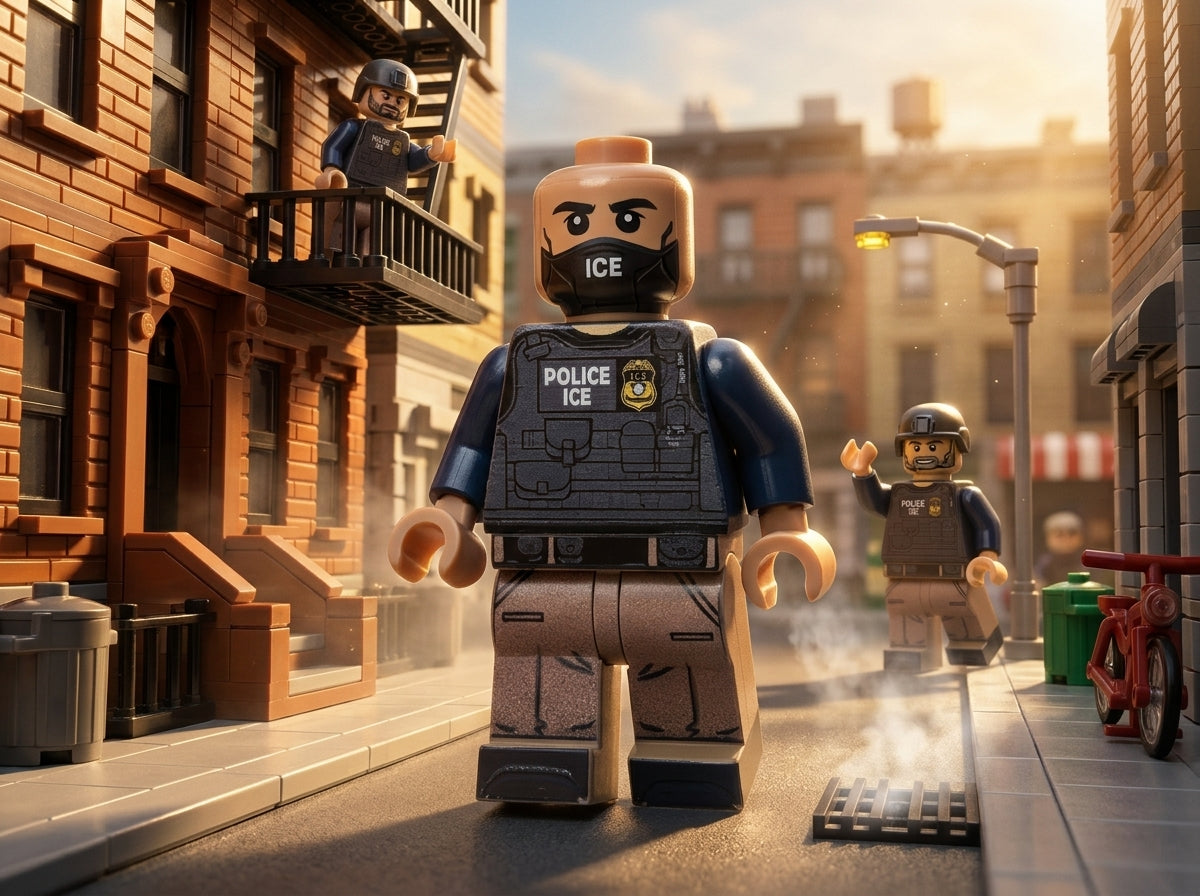 U.S. Immigration and Customs Enforcement (ICE) Agent – EXCLUSIVE Mil-Fig - Mil-Blox