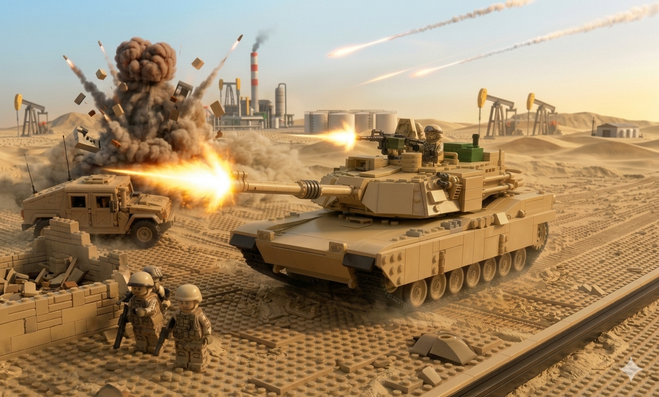 M1A2 Abrams Tank - Mil-Blox - Mil-Blox