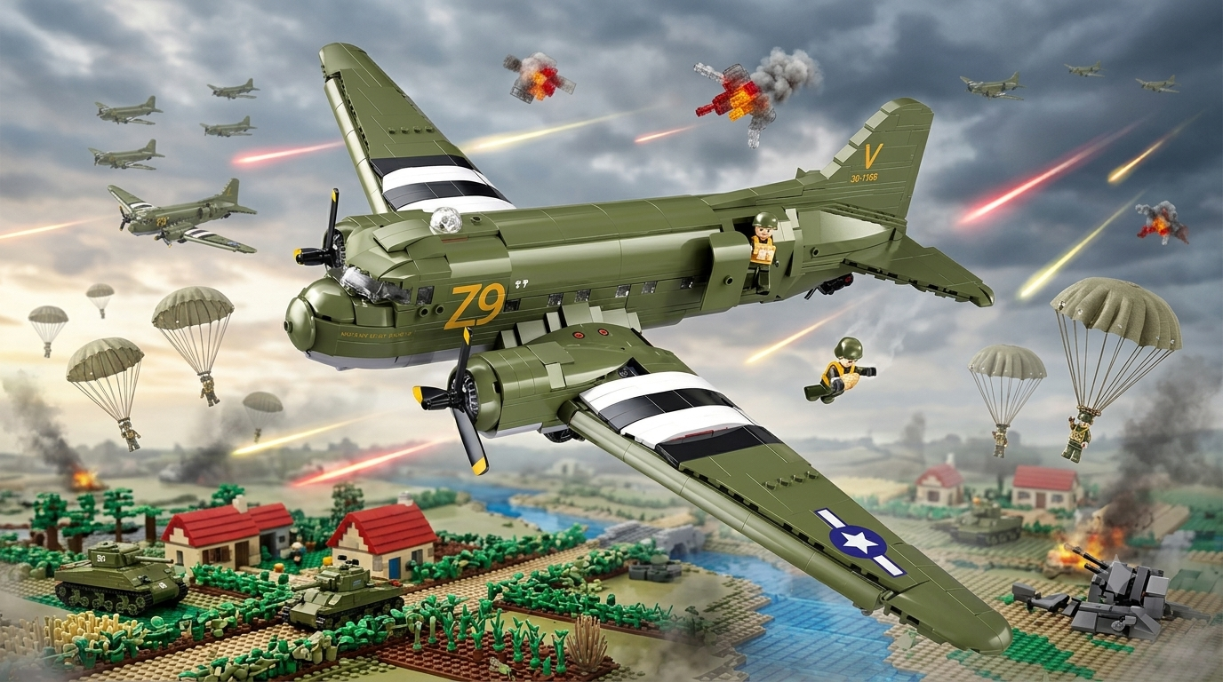 WWII - C-47 Skytrain OD Version - Mil-Blox