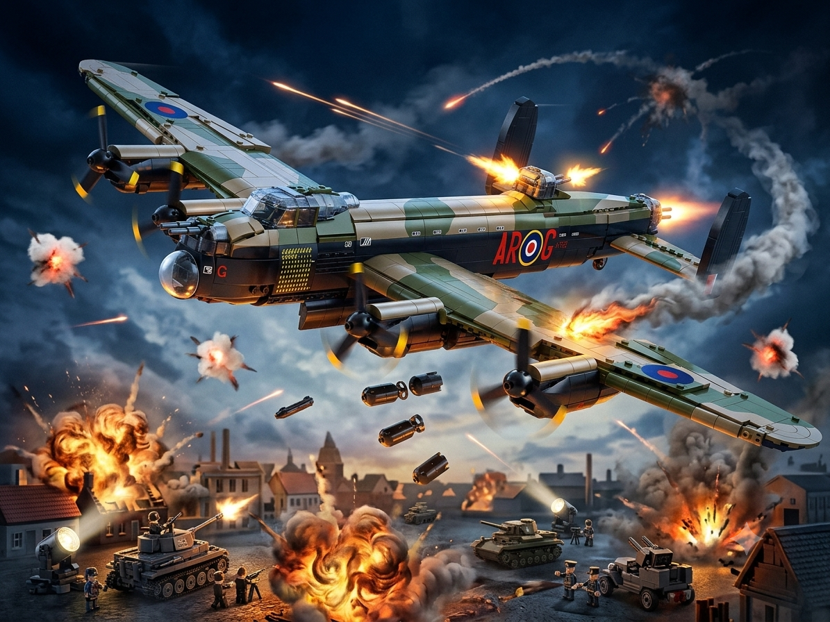WWII - British Avro Lancaster Bomber - Mil-Blox