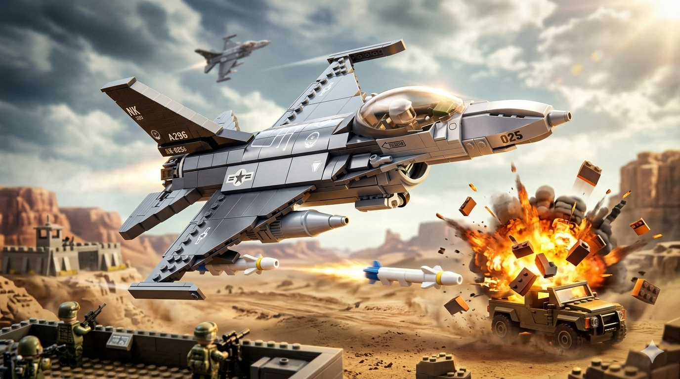 F-16C - Fighting Falcon Fighter - Mil-Blox - Mil-Blox