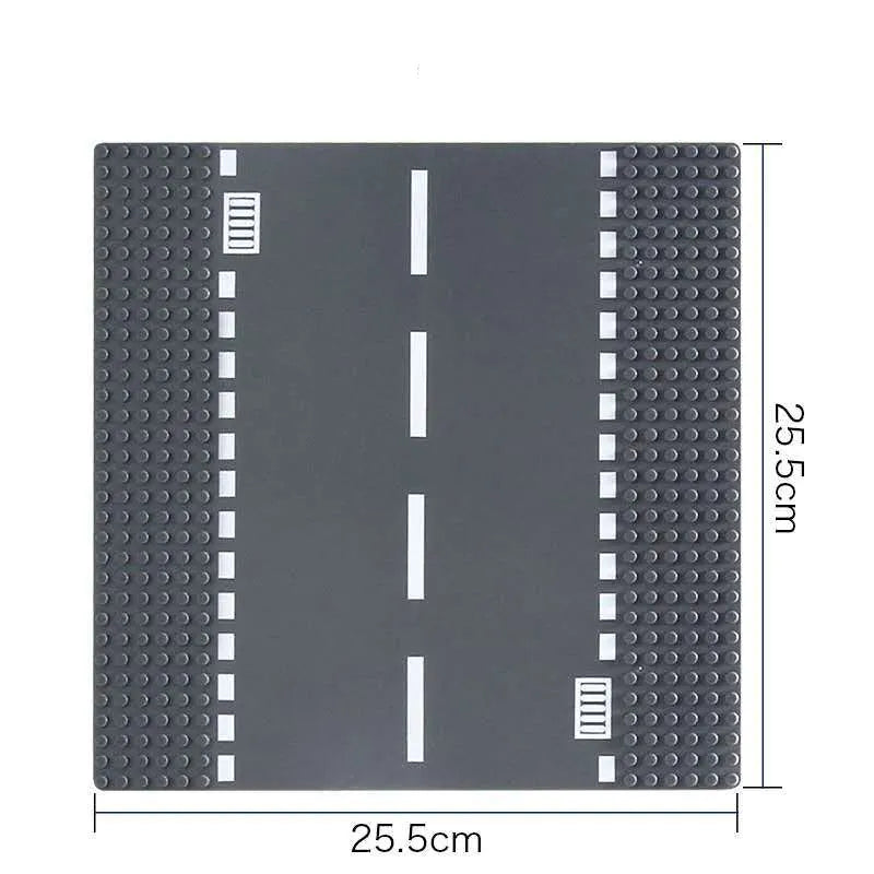 32x32 Straight Road Base Plate - Mil-Blox - Mil-Blox