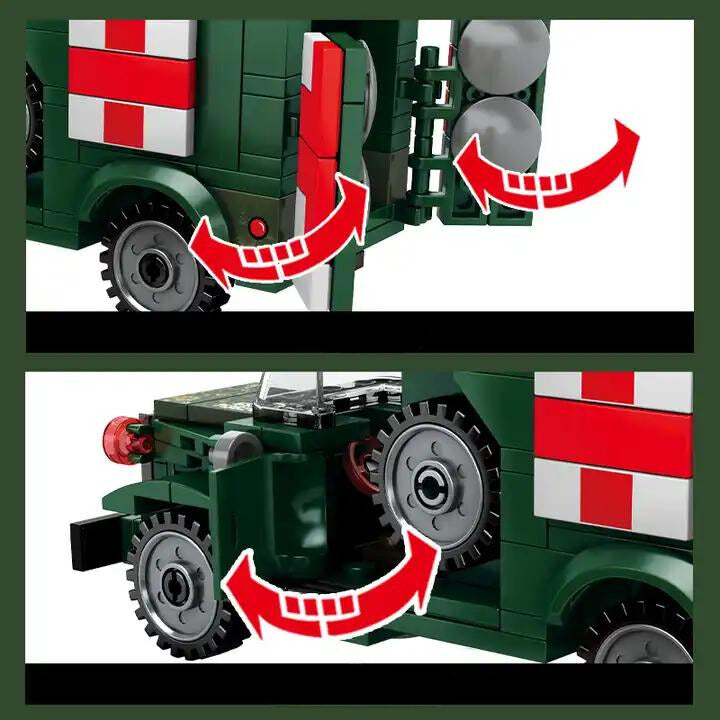 WWII - U.S. Army Ambulance - Mil-Blox - Mil-Blox