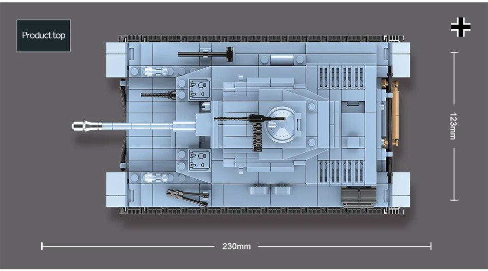 WWII - German Panzerkampfwagen IV Tank - Mil-Blox - Mil-Blox