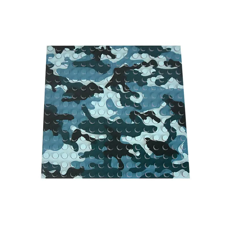 16x16 Blue Camo Plate - Mil-Blox - Mil-Blox