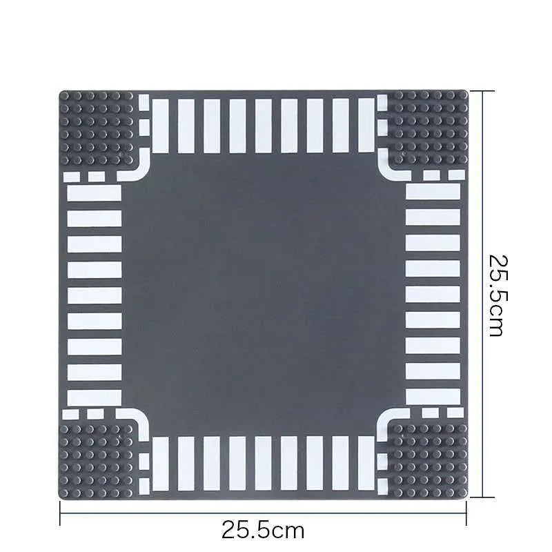 32x32 Cross Road Base Plate - Mil-Blox - Mil-Blox