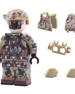 Marine Recon Desert Fire Team - Elite 4-Man Tactical Team - Mil-Blox