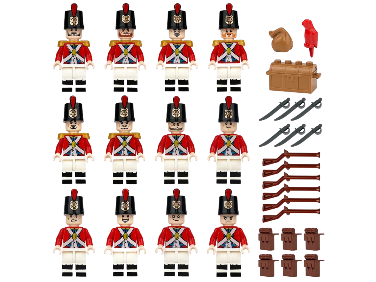 War of 1812 - Napoleonic British Army - 12 Man Squad - Mil-Blox