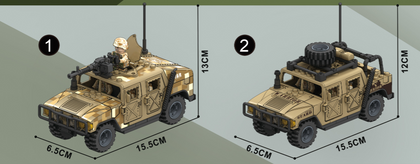 Desert Humvee - Mil-Blox