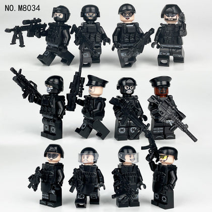 Valor Guard SWAT - Elite Special Tactics - 12 Man Team - Mil-Blox - Mil-Blox